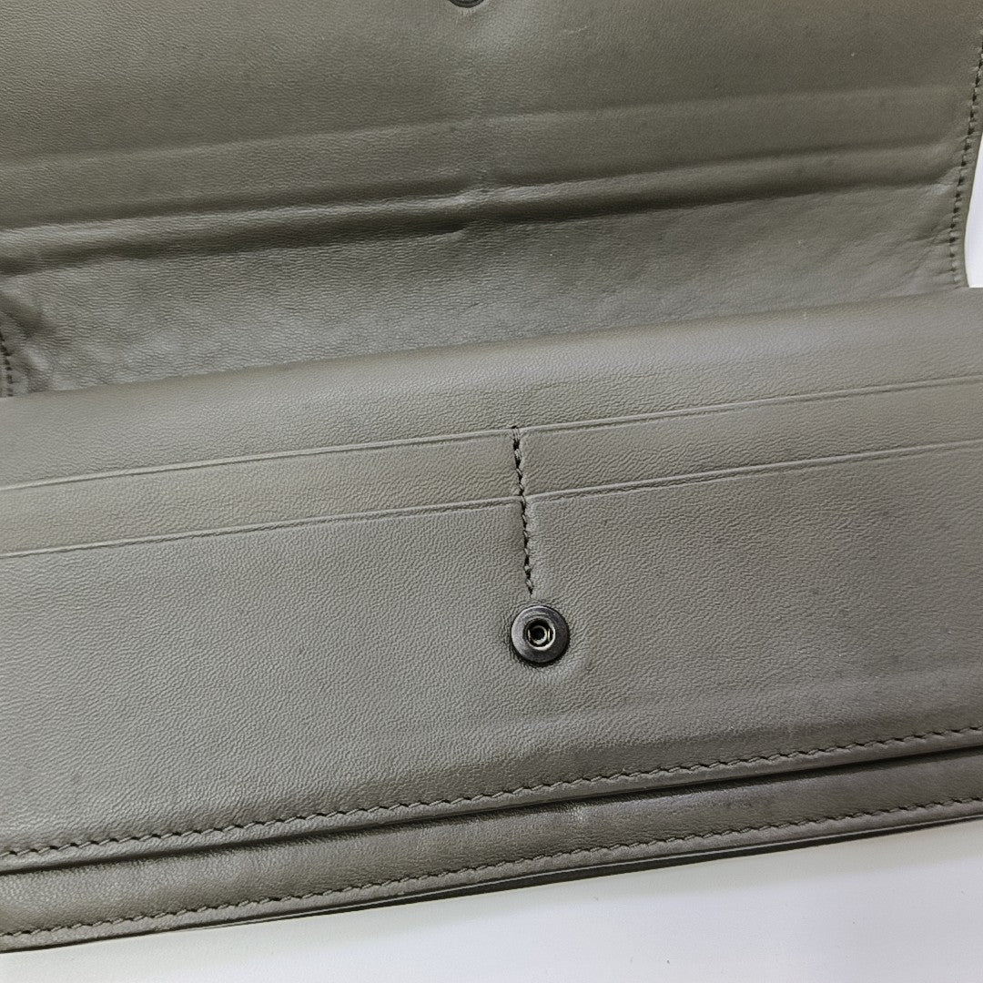 Lambskin Wallet Gray