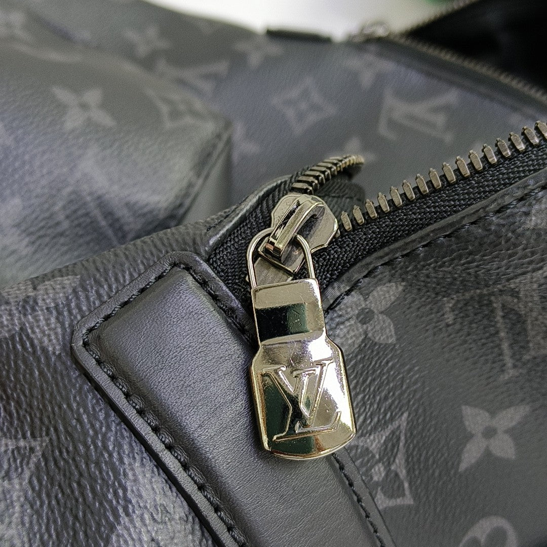 DISCOVERY Monogram Coated Canvas Gray