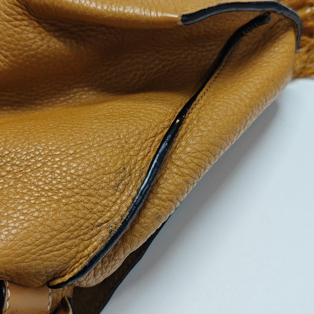 Calfskin Shoulder Bag Yellow