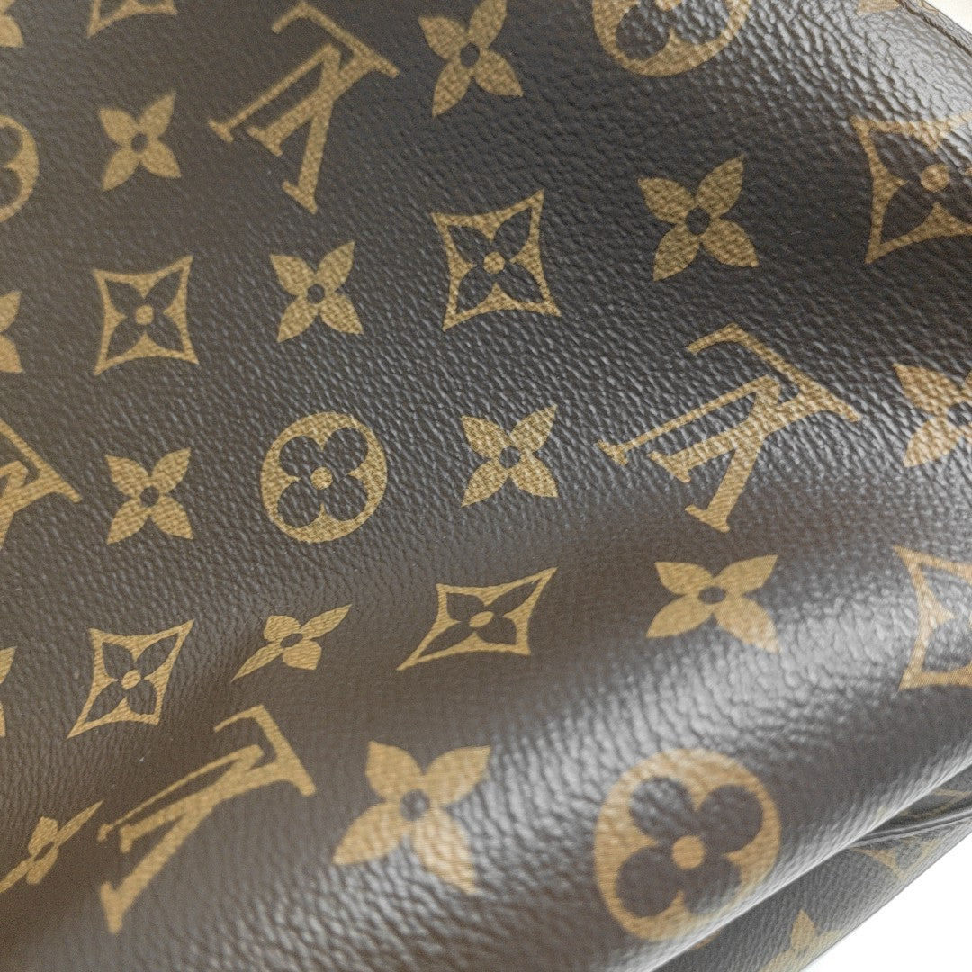 NÉONOÉ MM Monogram Coated Canvas Brown
