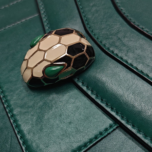 SERPENTI FOREVER Small Calfskin Green