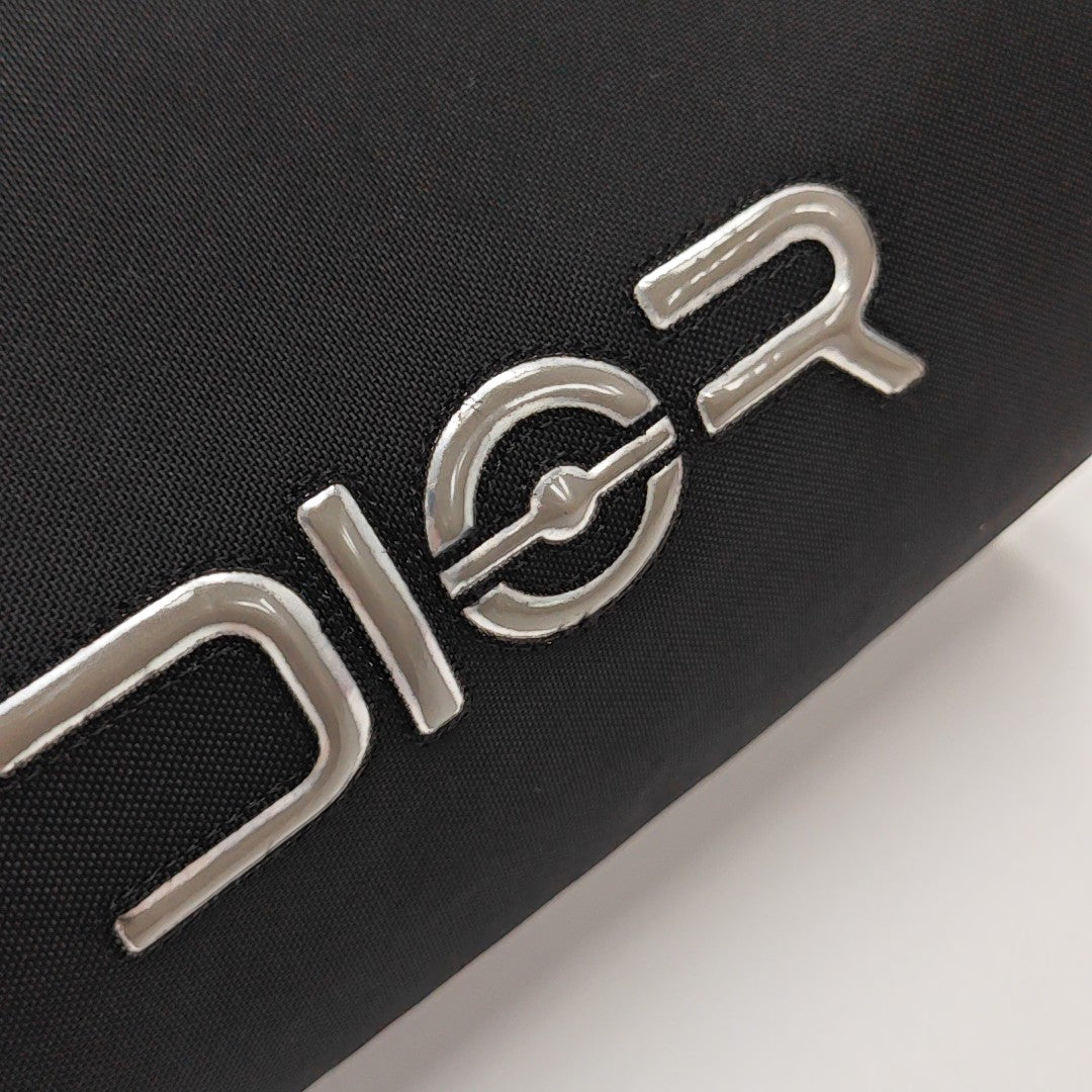 Fabric Shoulder Bag Black