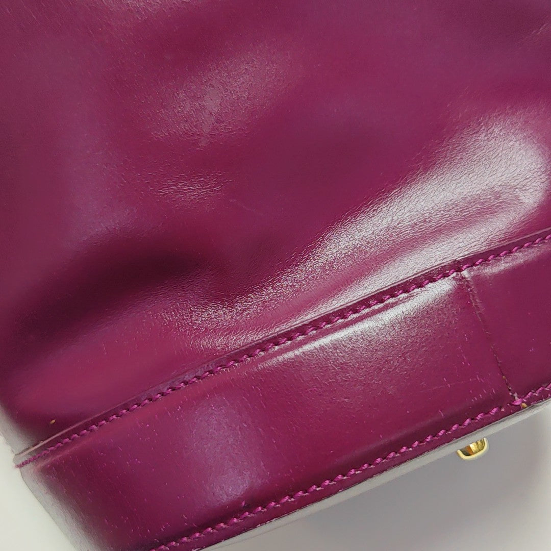 Calfskin Bucket Bag Red