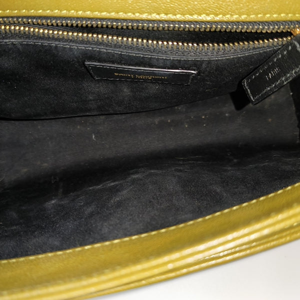 BECKY Mini Quilted Lambskin Green