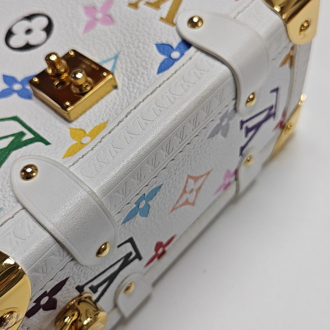 LV × TM SIDE TRUNK MM Monogram Calfskin White
