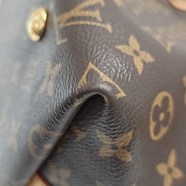 CARRYALL MM Monogram Coated Canvas Brown