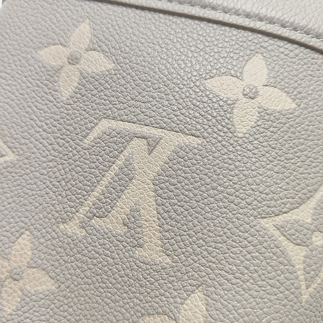 NOÉ Nano Monogram Calfskin Gray