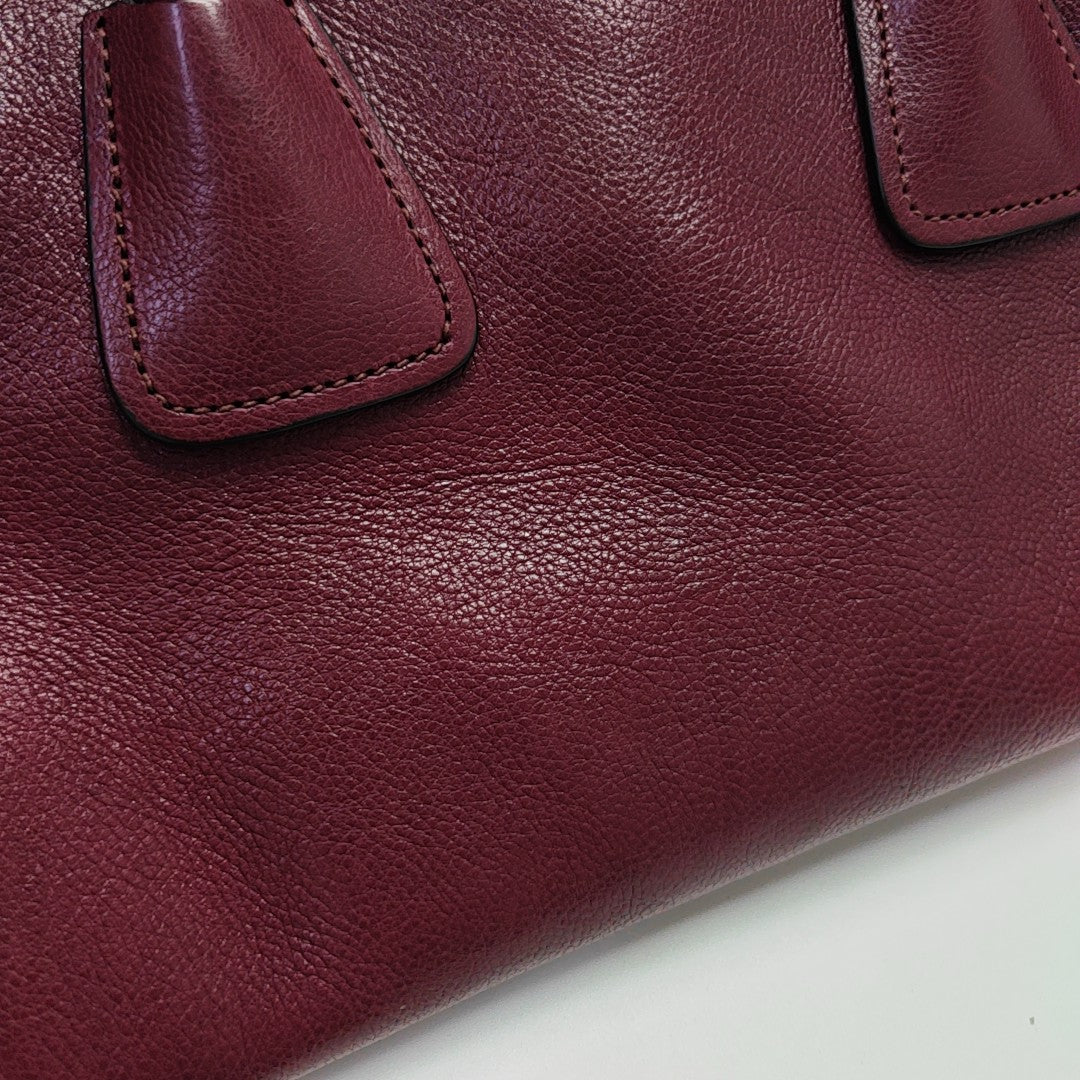 Glace Calf Calfskin Red