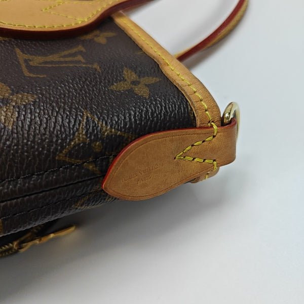 NEVERFULL BB Monogram Coated Canvas Brown