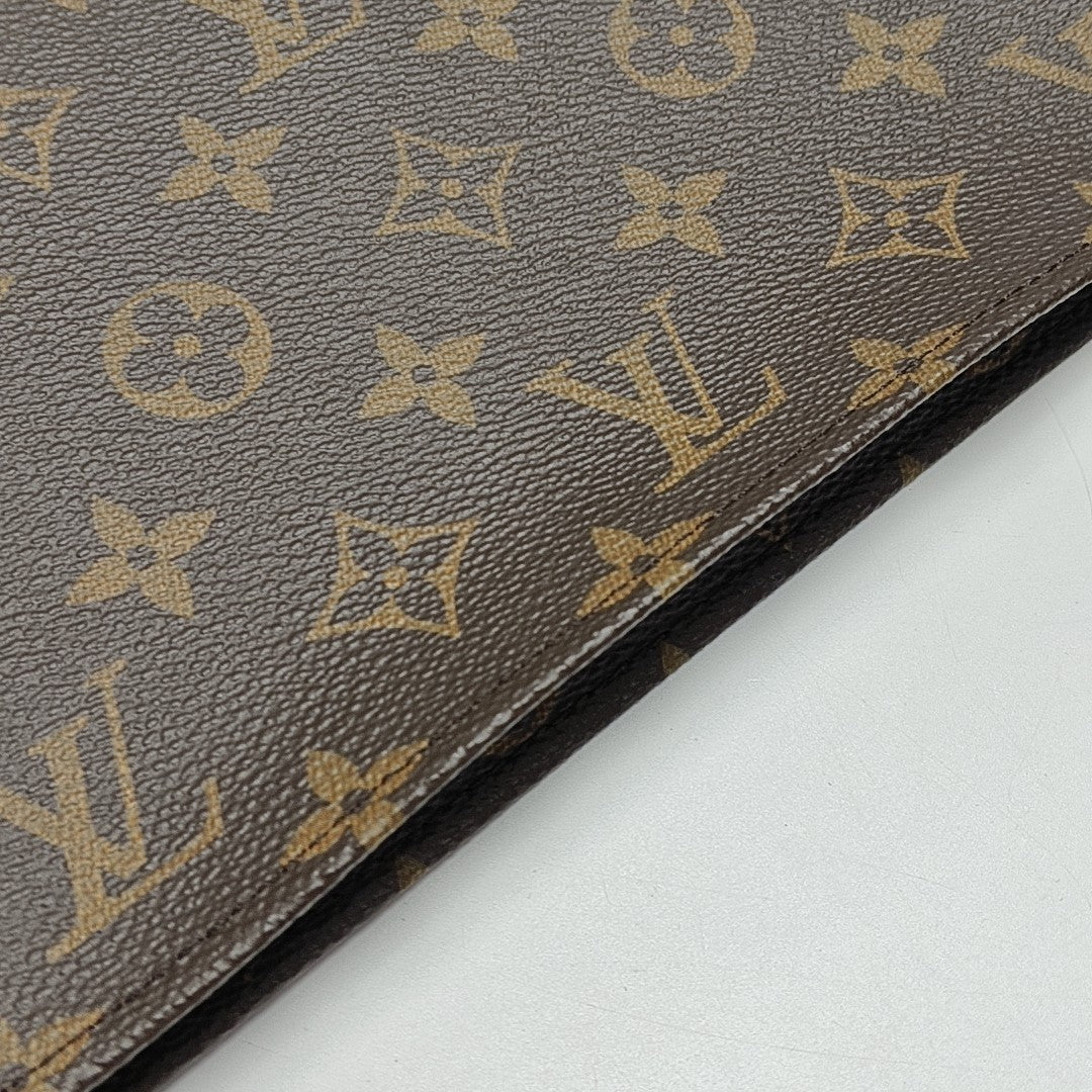 TOILET POCKET 26 Monogram Coated Canvas Brown