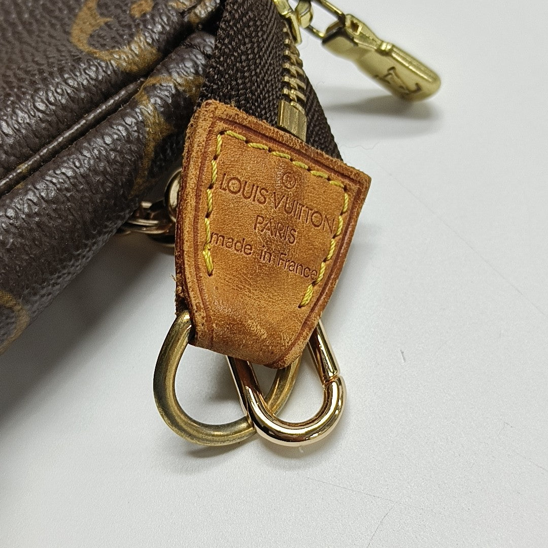 ACCESSOIRES MM Monogram Coated Canvas Brown