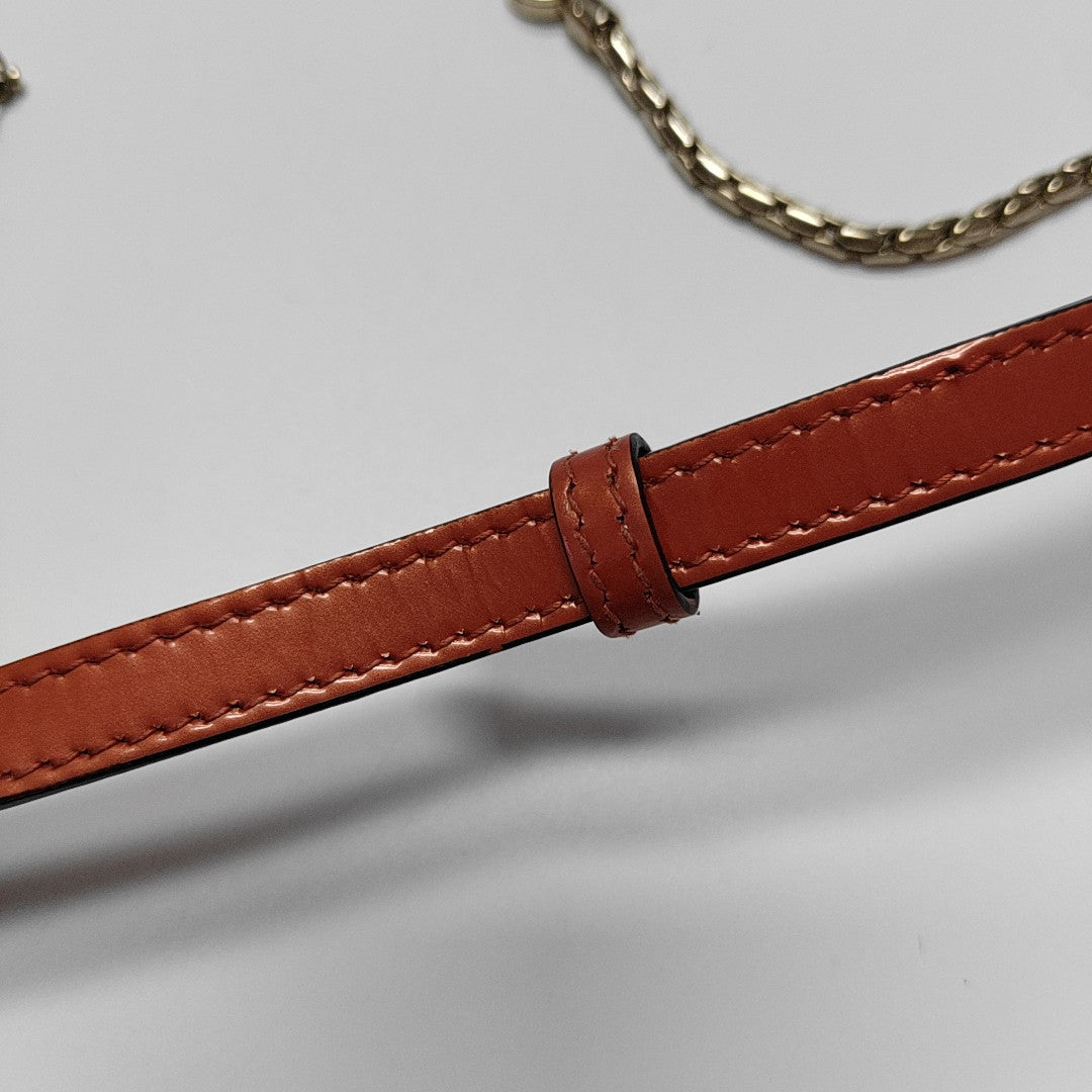 SERPENTI FOREVER Small Quilted Calfskin Orange
