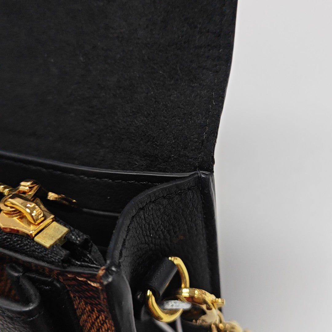 VAVIN Damier Ebene Coated Canvas Brown