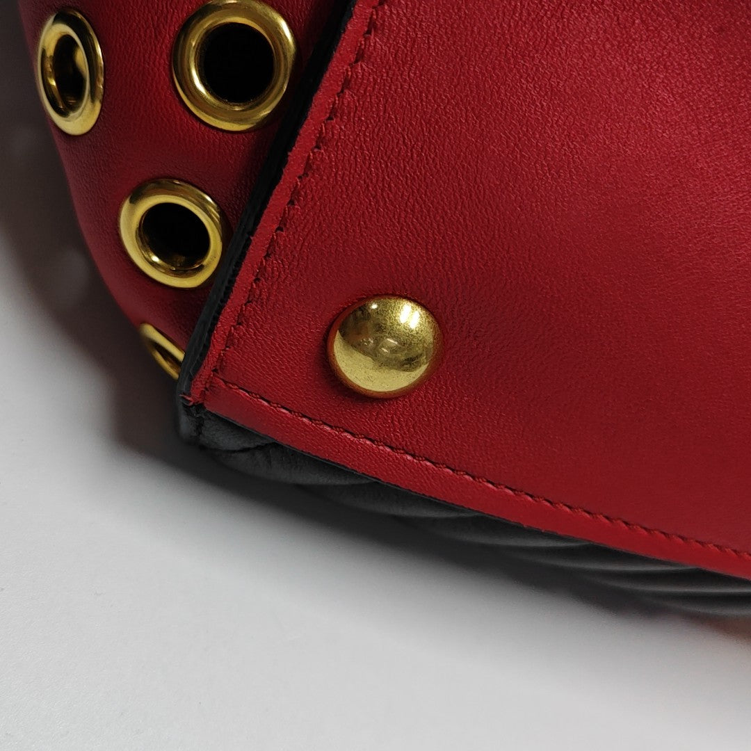 Quilted Lambskin Red
