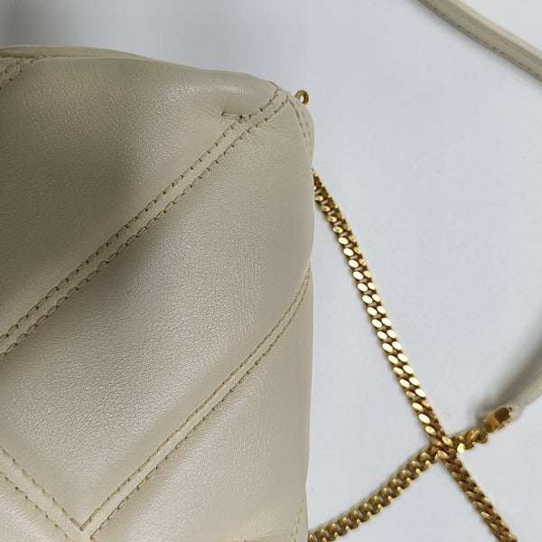 SERPENTI CABOCHON Quilted Calfskin Beige