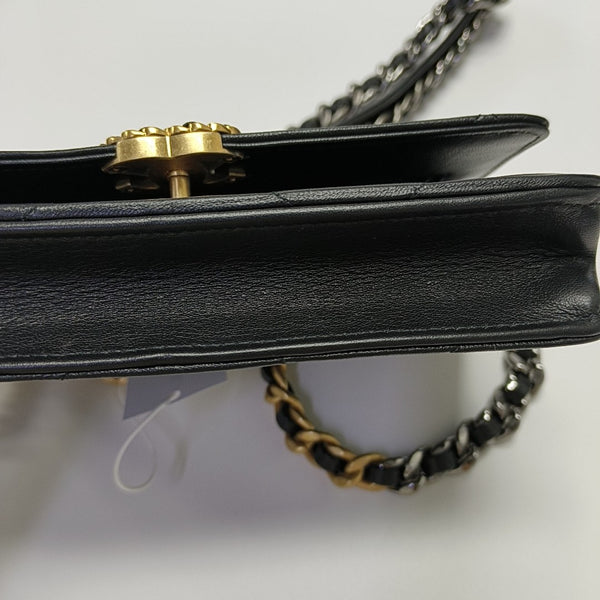 CHANEL 19 WOC Quilted Lambskin Gray