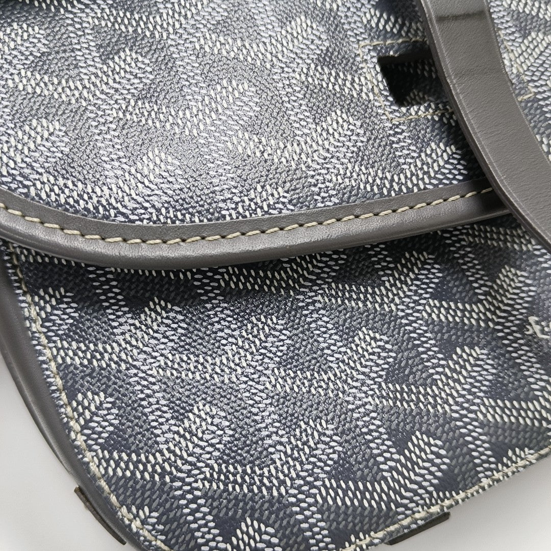 Belvedere Coated Canvas Gray