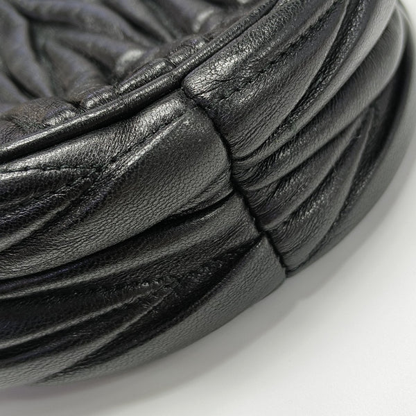 Matelassé Quilted Lambskin Black