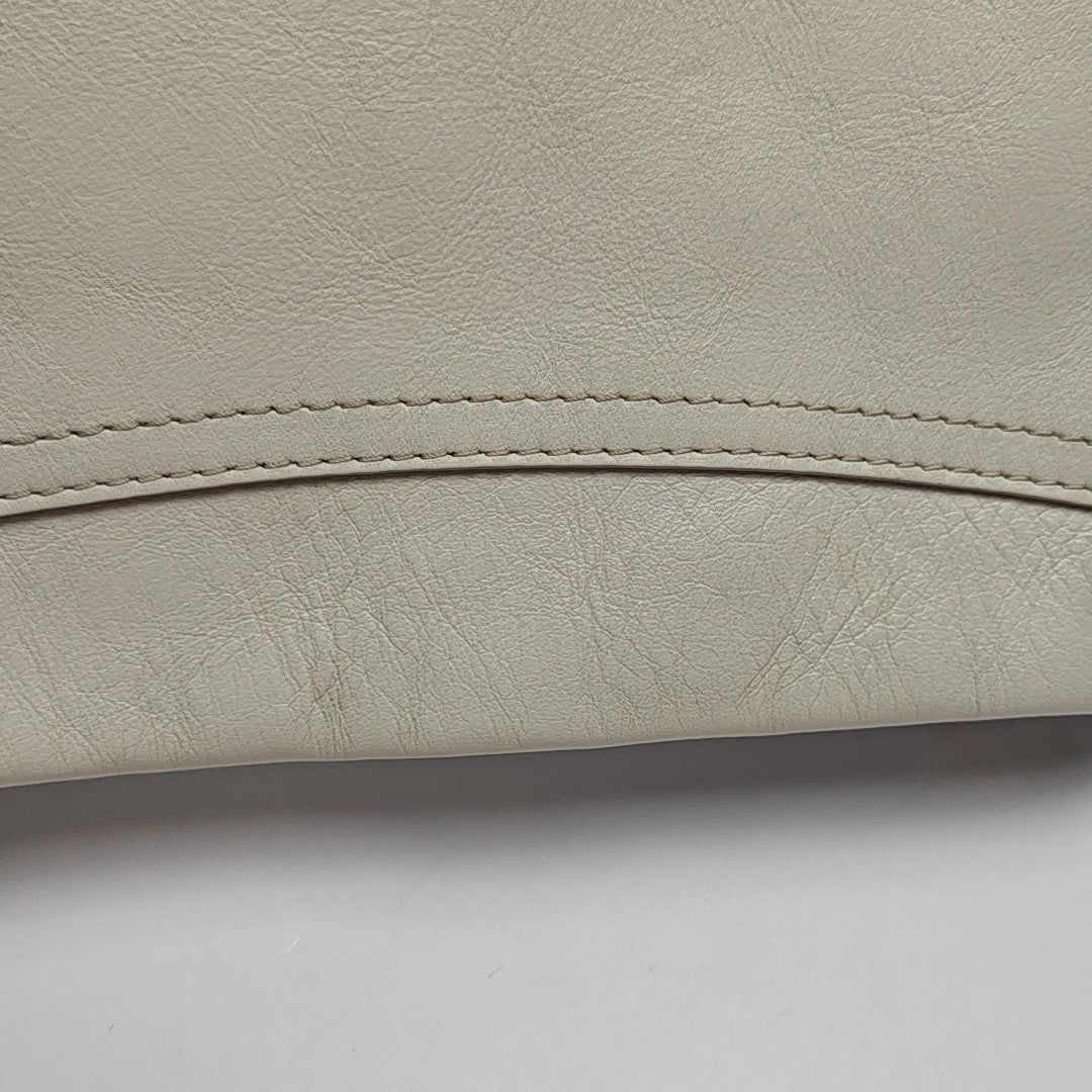 Roy Medium Calfskin White