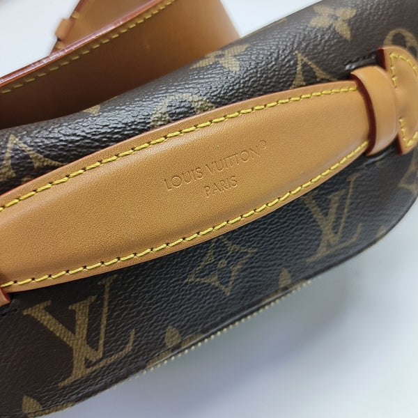 RUSH Monogram Coated Canvas Brown