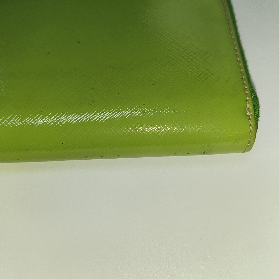Saffiano Calfskin Wallet Green