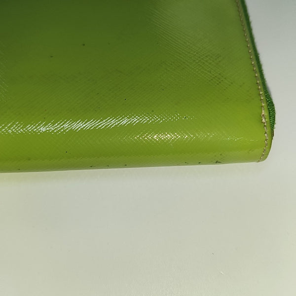 Saffiano Calfskin Wallet Green