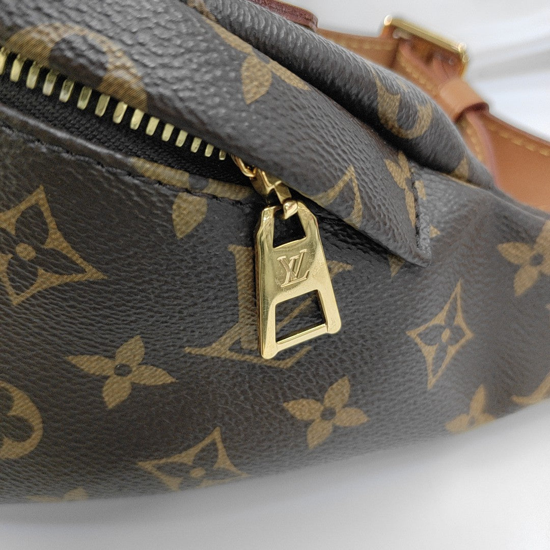 BUMBAG Monogram Coated Canvas Brown