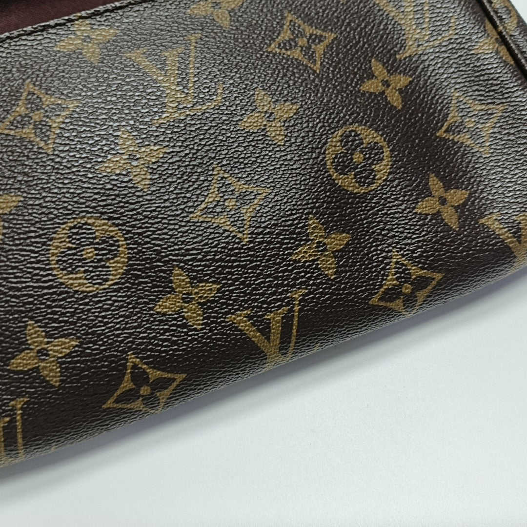 FAVORITE PM Monogram Coated Canvas Brown