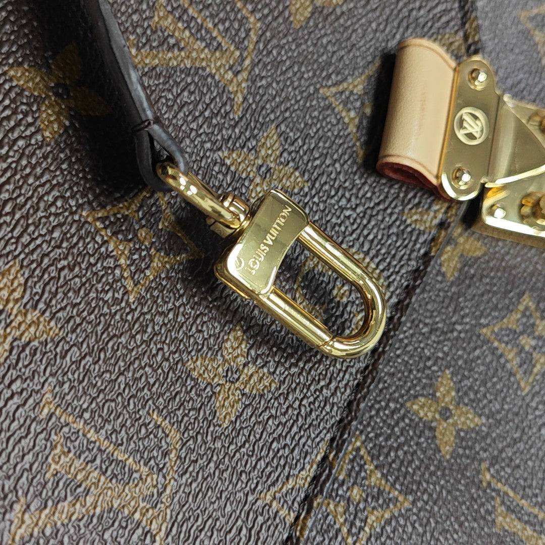 MÉTIS MM Monogram Coated Canvas Brown