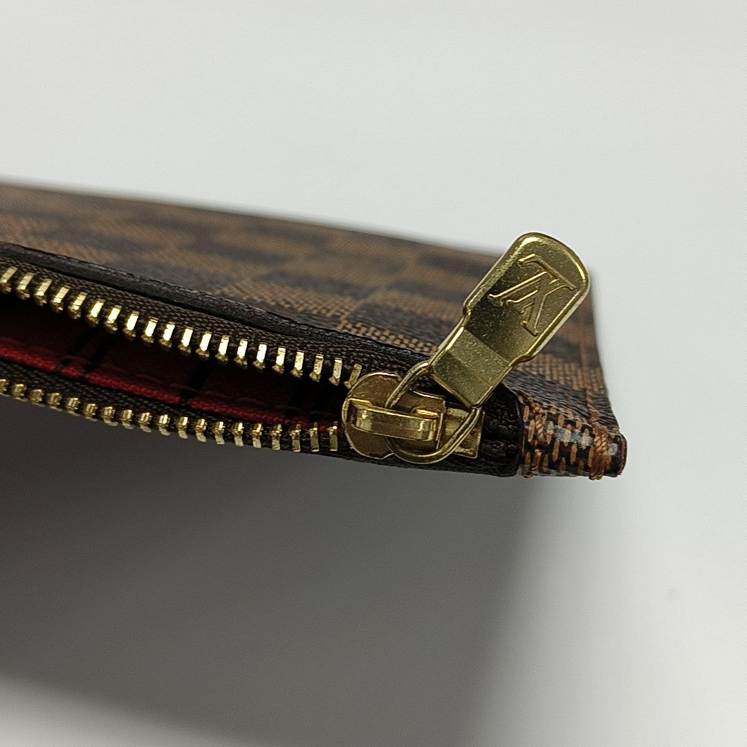 NEVERFULL MM Damier Ebene Coated Canvas Brown