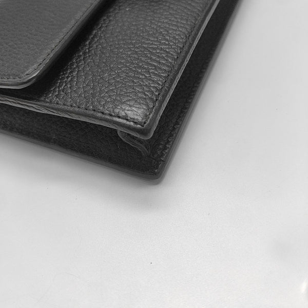 Interlocking G Small Calfskin Black