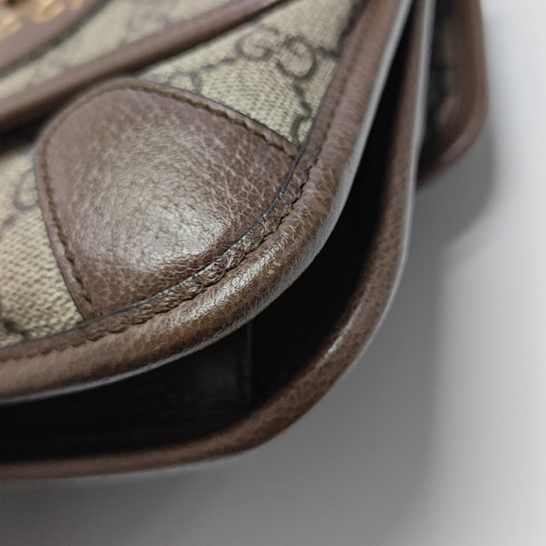 Neo Vintage Small Monogram Coated Canvas Beige