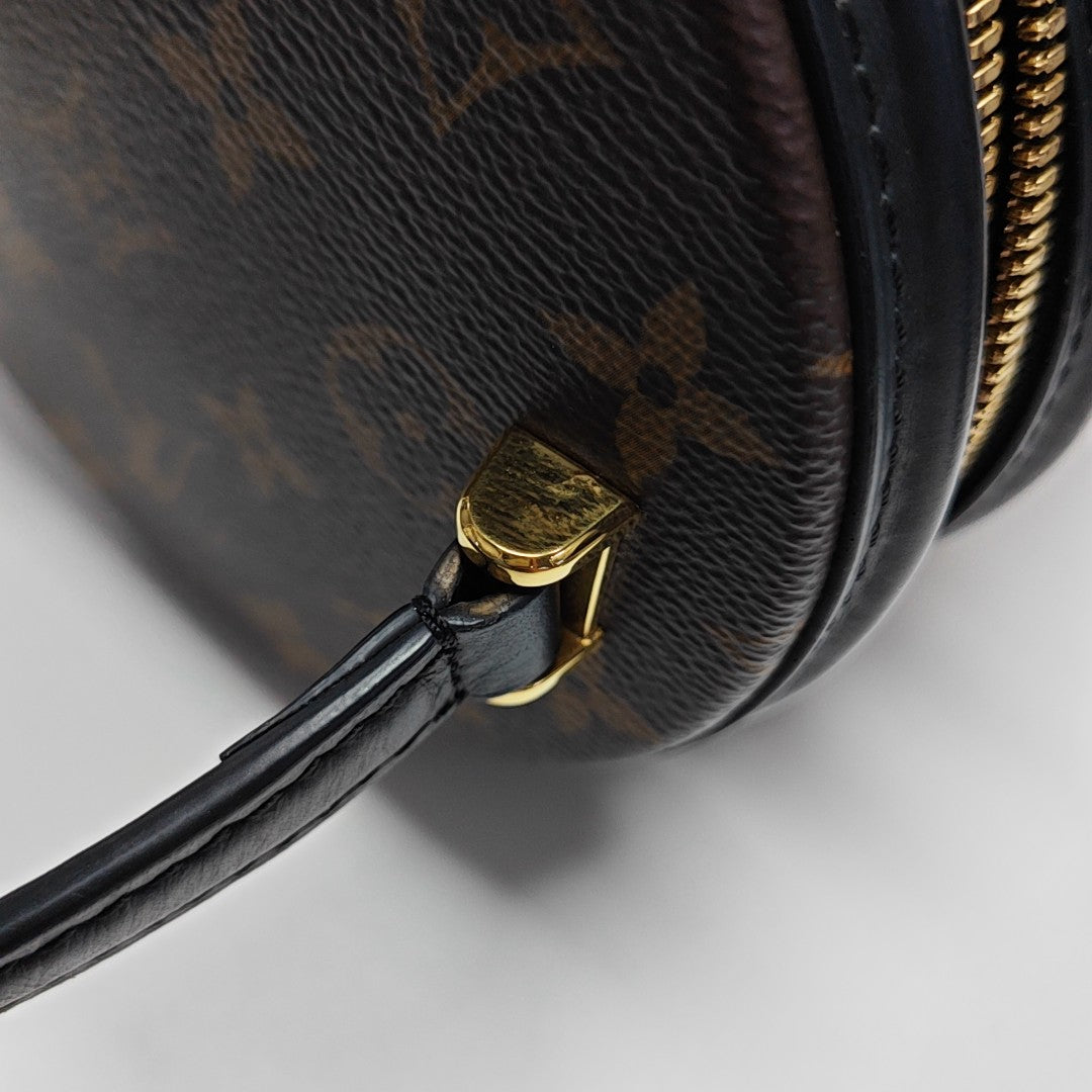 CANNES PM Monogram Coated Canvas Brown