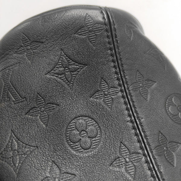 CHALK Monogram Calfskin Black