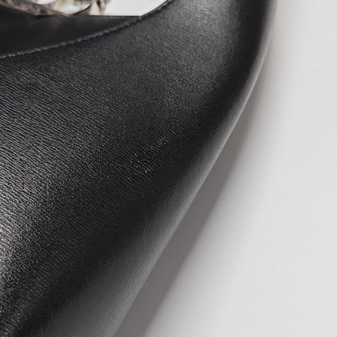 Calfskin Shoulder Bag Black