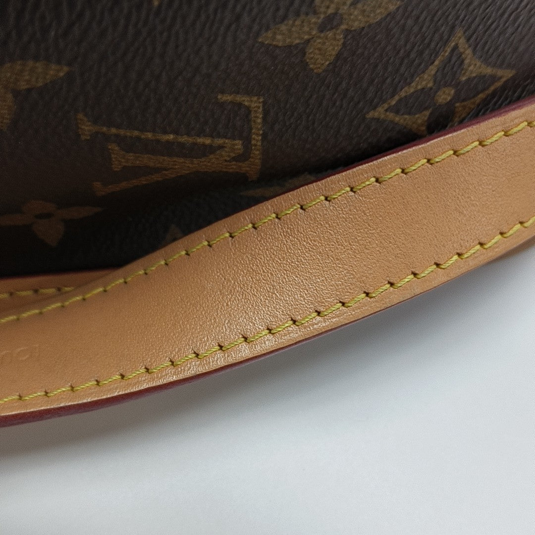 DIANE Monogram Coated Canvas Brown