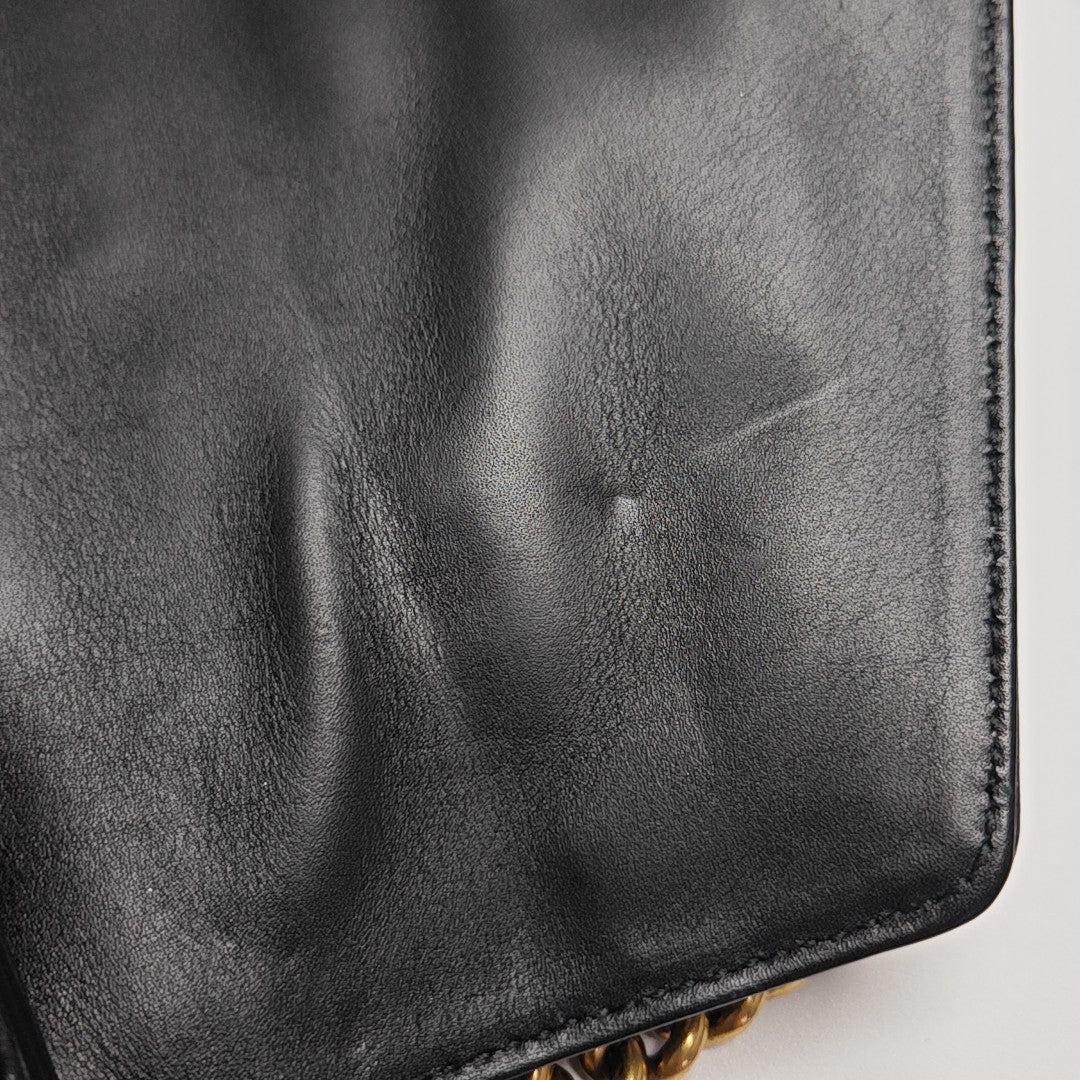 Queen Margaret Mini Calfskin Black