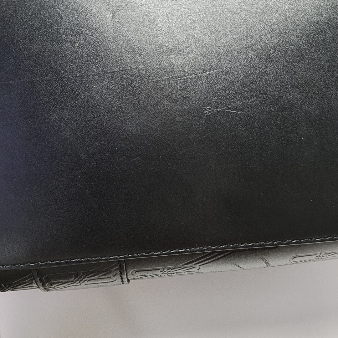 Calfskin Shoulder Bag Black