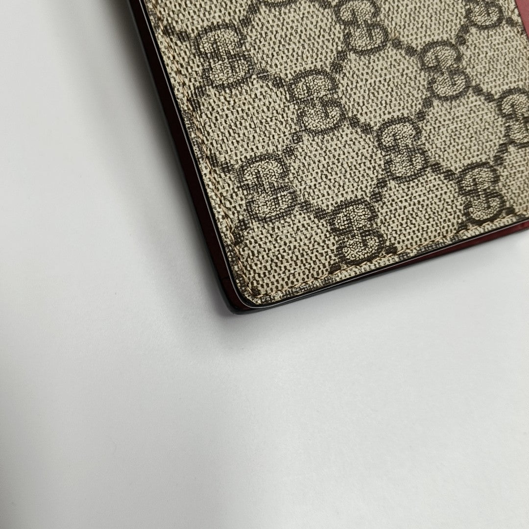 GG Supreme Mini Monogram Coated Canvas Beige