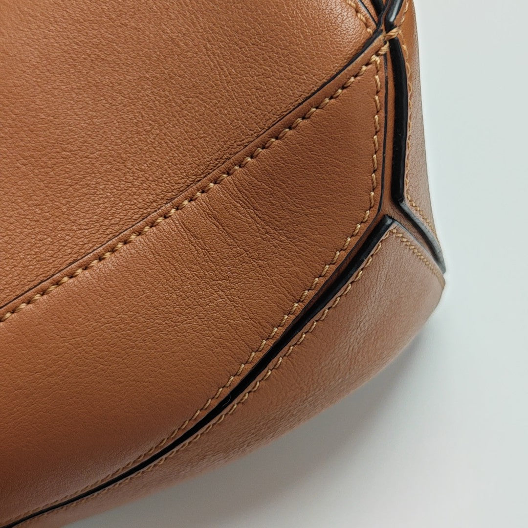 Puzzle Small Calfskin Brown