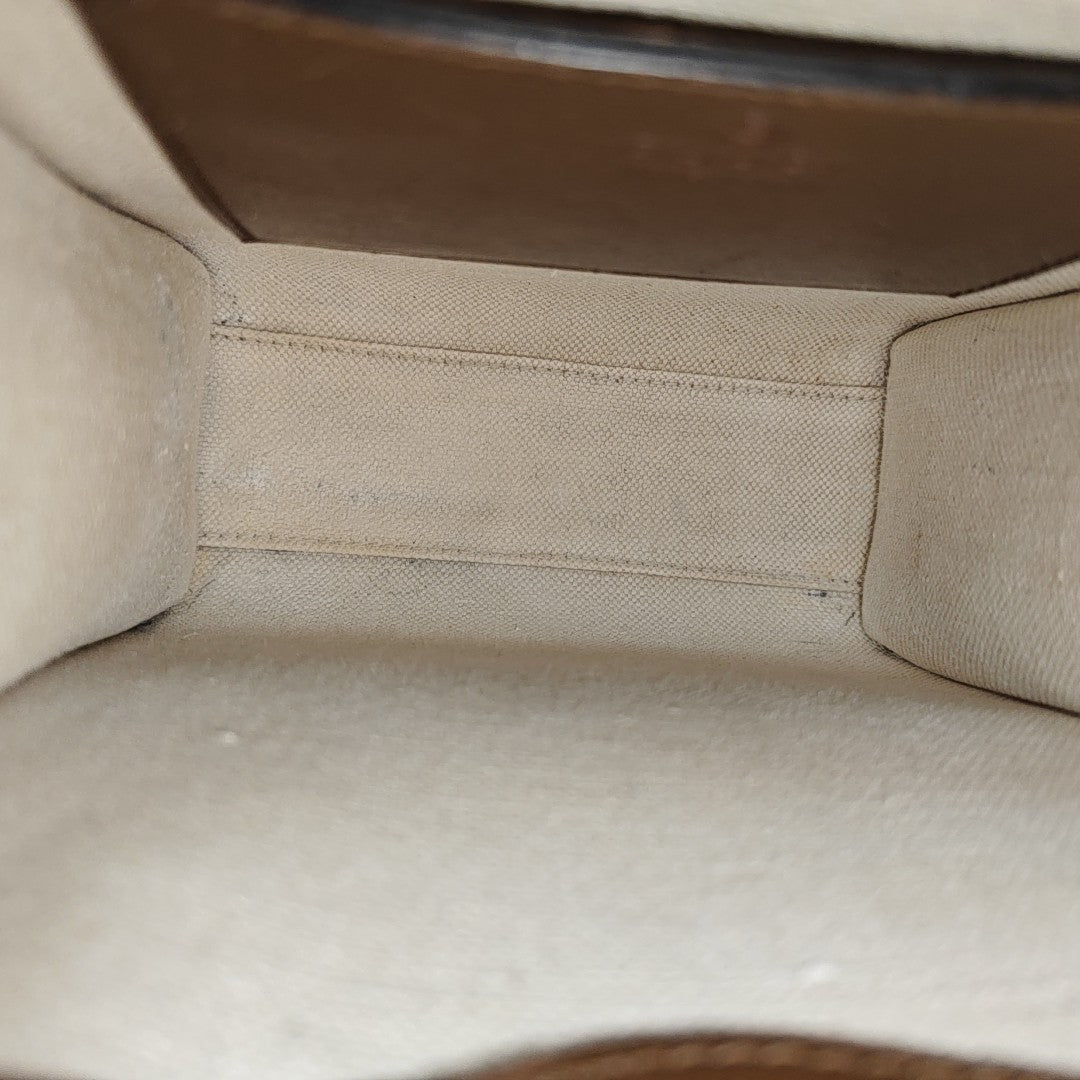 Retro Mini Monogram Coated Canvas Beige