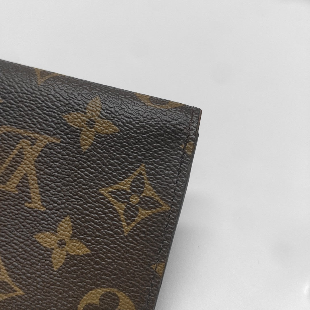 JOSÉPHINE Monogram Coated Canvas Brown Wallet