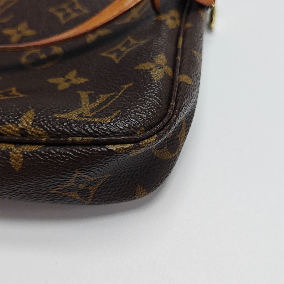 ACCESSOIRES Monogram Coated Canvas Brown