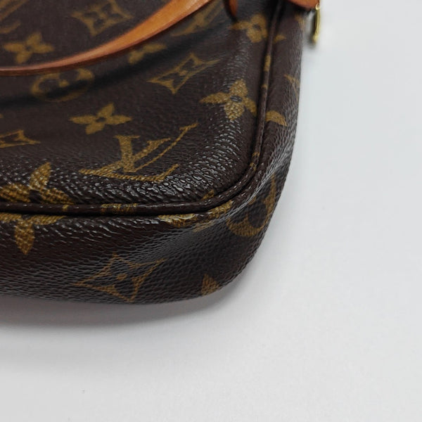 ACCESSOIRES Monogram Coated Canvas Brown