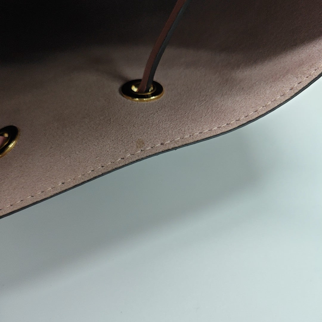 NÉONOÉ MM Monogram Coated Canvas Brown