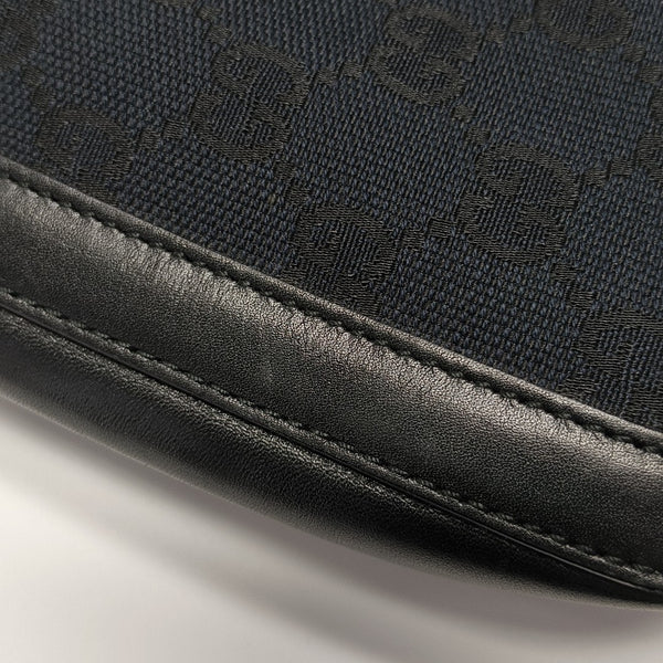 Monogram Canvas Shoulder Bag Black
