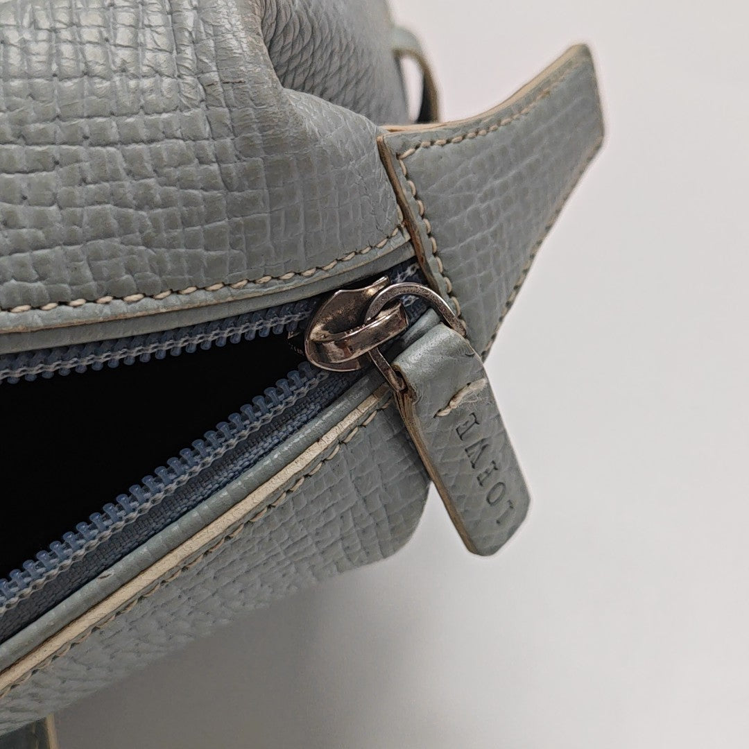 Calfskin Tote Bag Blue