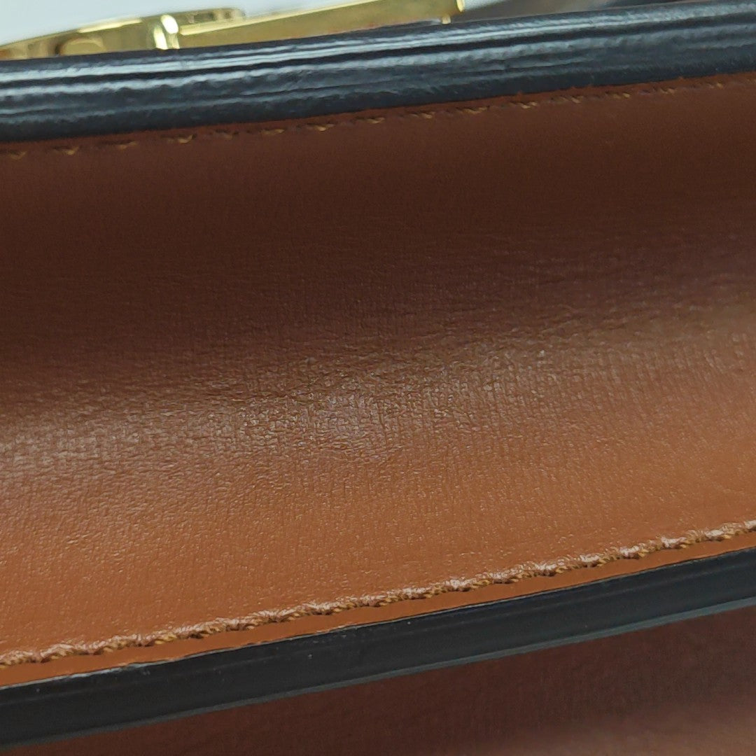 DAUPHINE Mini Monogram Coated Canvas Brown