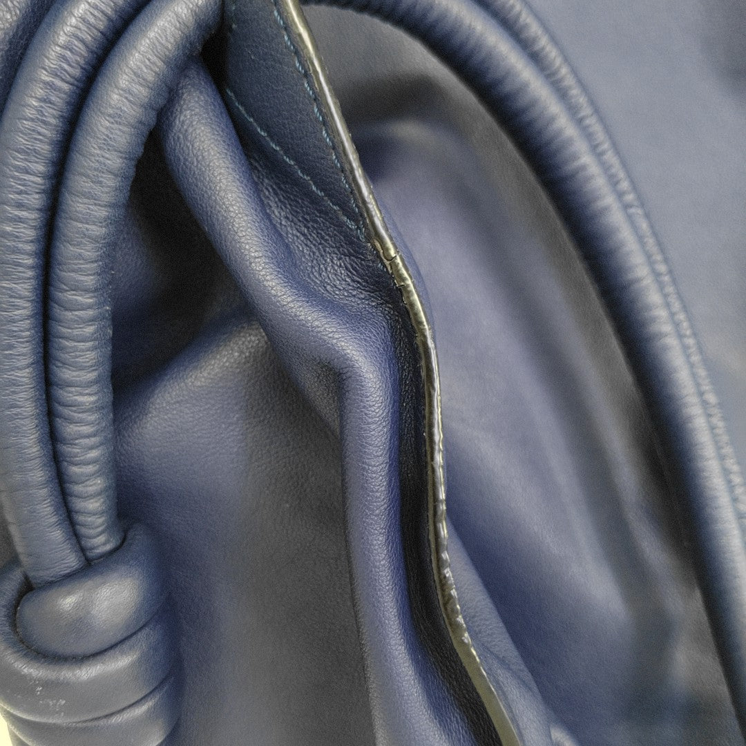 Calfskin Backpack Blue