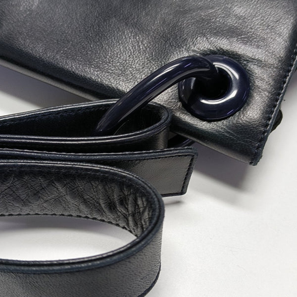 Calfskin Shoulder Bag Black